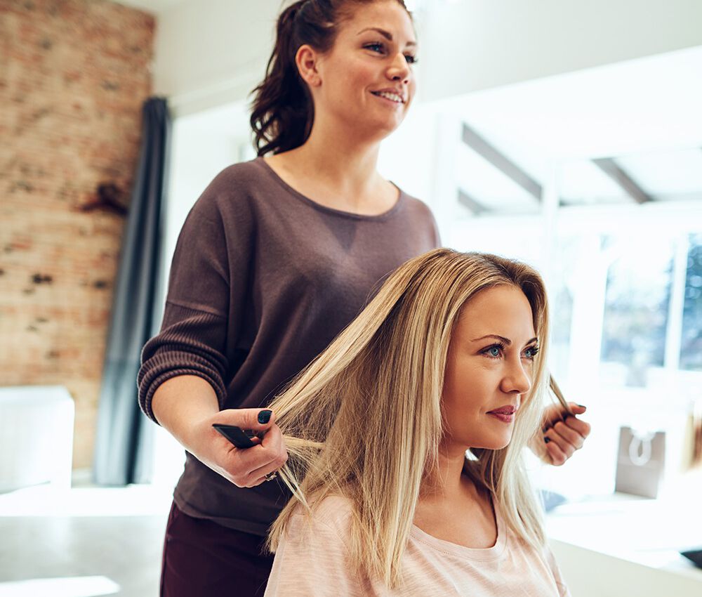 adviesgesprek in de salon