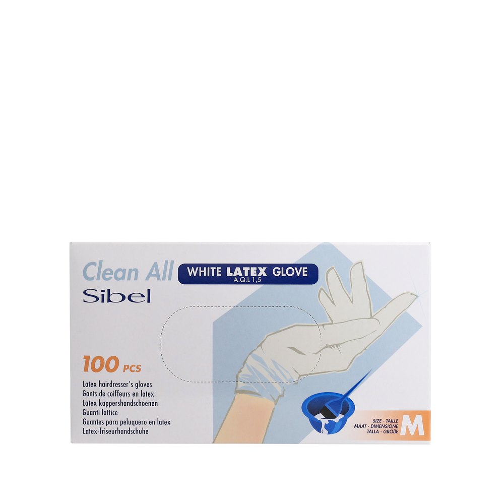 Clean All Handschoenen Latex M x100