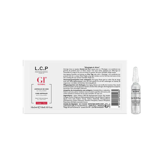 L.C.P Professionnel Paris Global+ Verzorgingsampullen met collageen 3ml