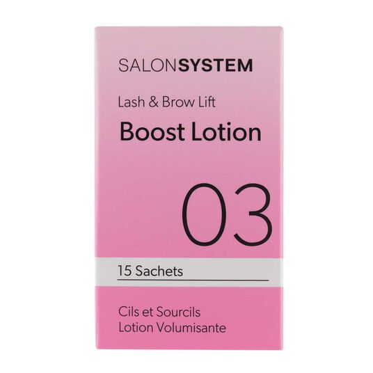 Salon System Lash & Brow Lift Stap 3 Boostlotion Voor Wimpers & Wenkbrauwen Zakjes 15&nbsp;st.
