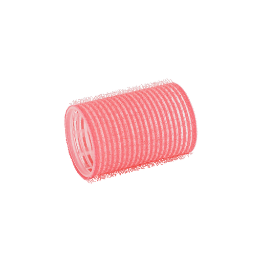 Sibel Klittenrollers Hook & Loop &Oslash;43mm Roze, 6 pcs.