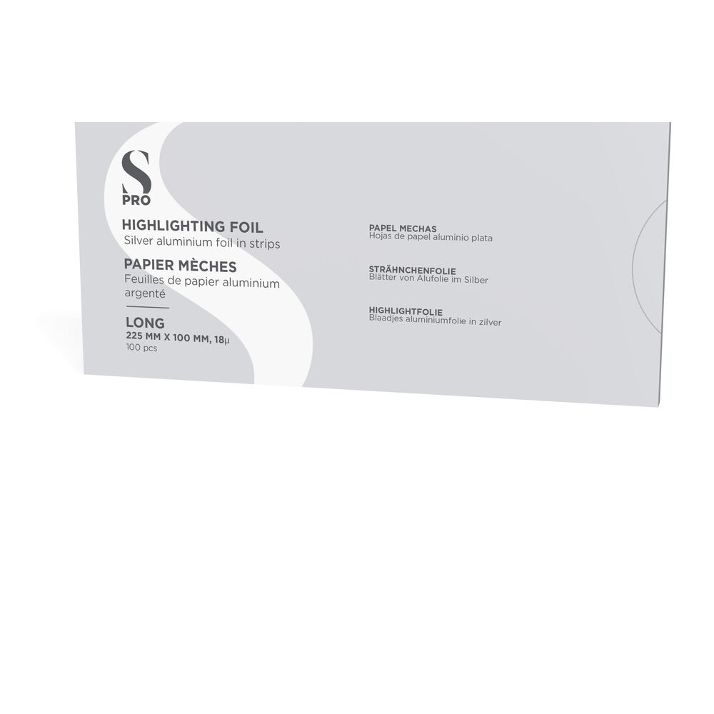 S-PRO Alufolie Blaadjes lang 225mmx100mmx18u 100 Stk.