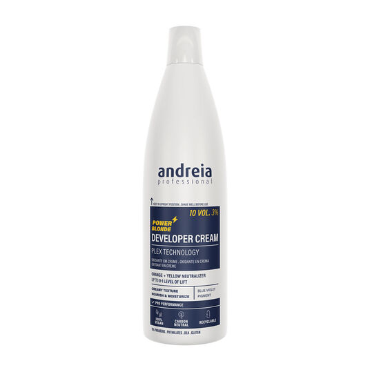 Andreia Professional Developer Cream Power Blonde - Vegan Waterstofperoxide 10V 3% 1L