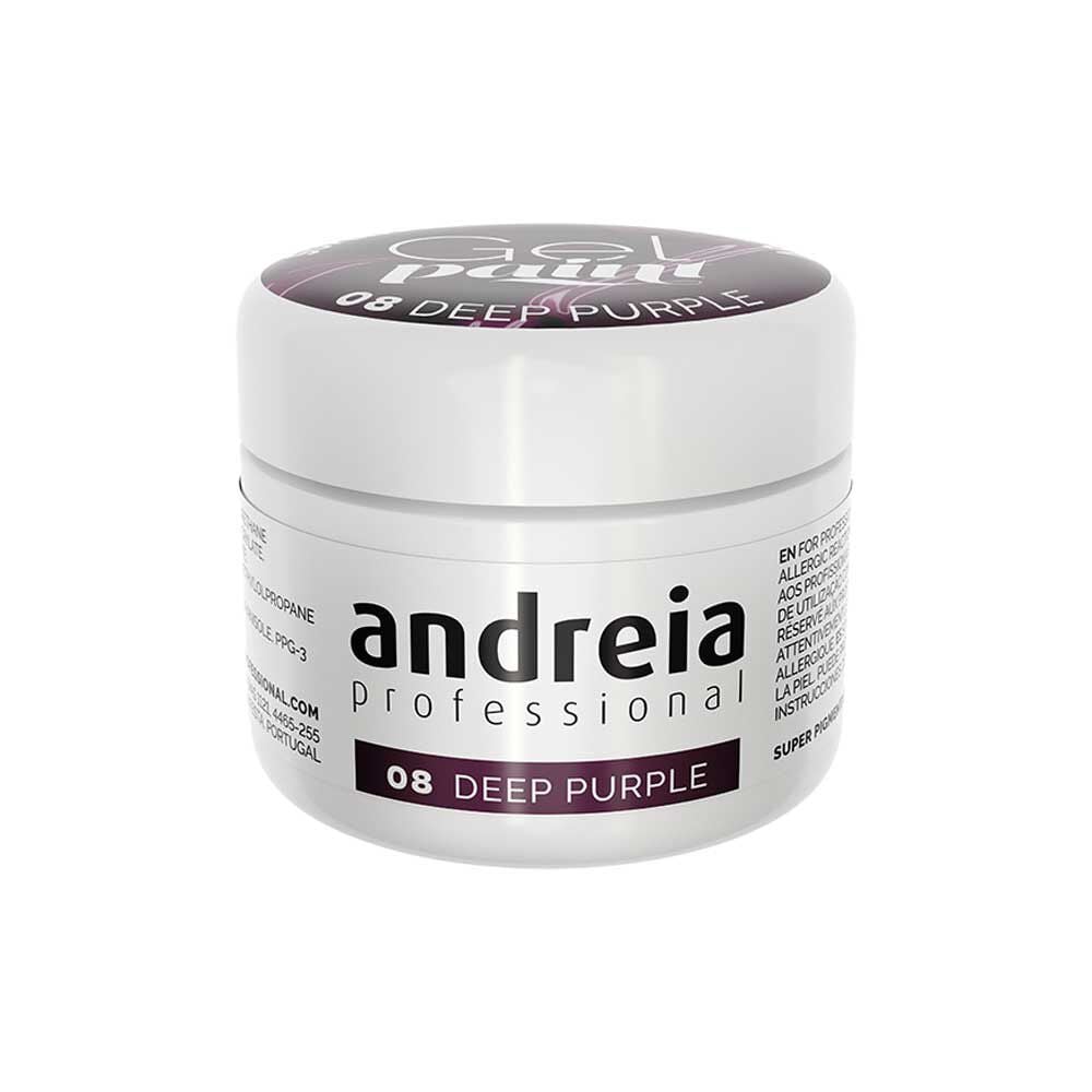 Andreia Professional Gel Paint - 08 Diep paars 4ml