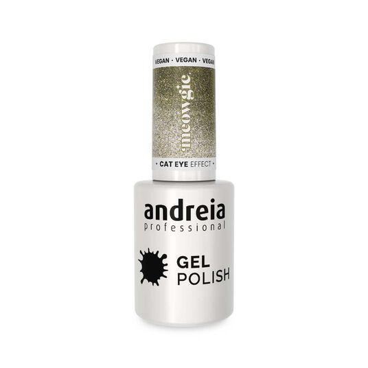 Andreia Professional Meowgic Cat Eye Effect Gel Poilsh - MC5 Olijfgroen 10.5ml