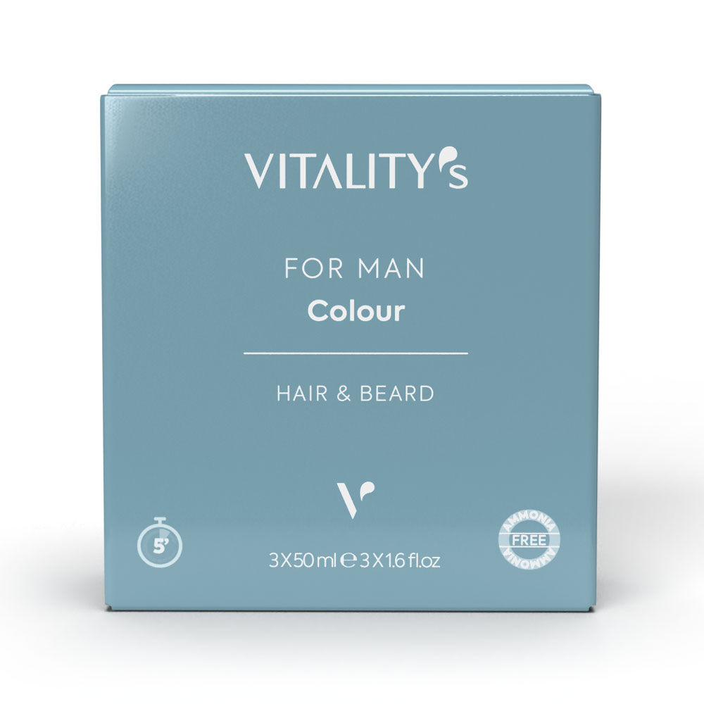 Vitality's For Man Colour Middel Natuurlijk 3x50ml
