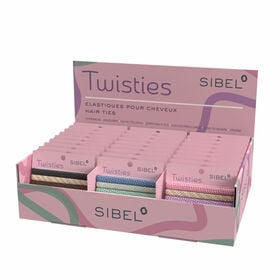 Sibel Twisties Haarelastiek Multicolor Display 30st