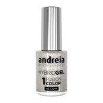 Andreia Professional Hybrid Gel Nagellak - Fusion Color H85 Witte Glitter met een Zilver Glans 10.5ml