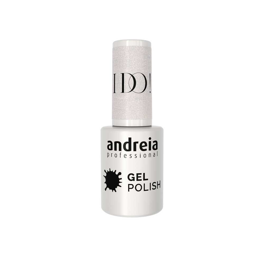 Andreia Professional Gel Polish Gellak - I Do! - ID5 Transparant met gouden glitters. 10.5ml
