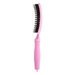 Olivia Garden Fingerbrush Care Iconische Borstel Zwijnenhaar & Nylon Arctisch Licht Hemels Roze