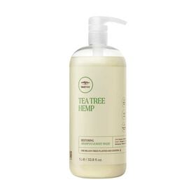 Paul Mitchell Tea Tree Hemp Herstellende Shampoo en Douchegel 1L