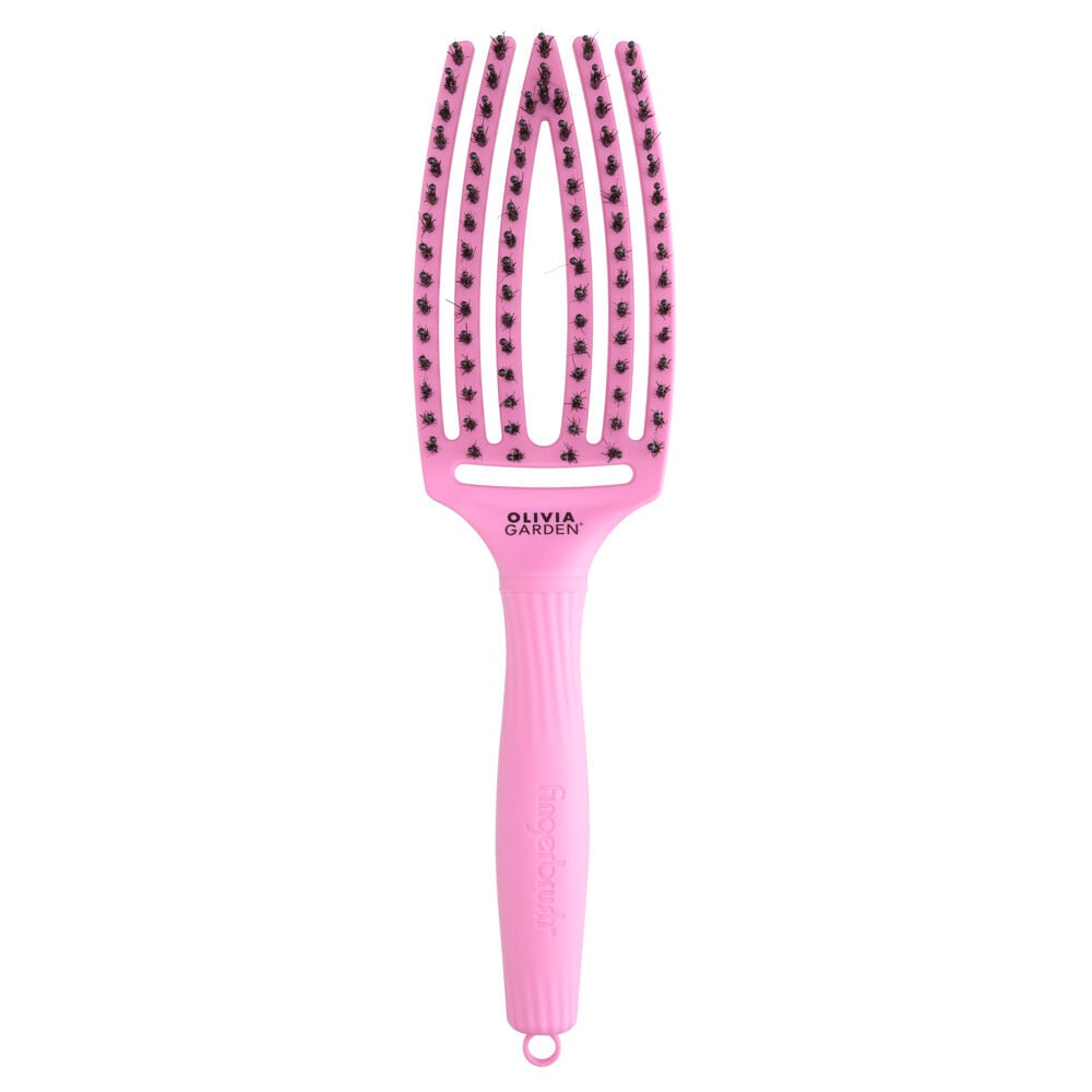 Olivia Garden Fingerbrush Zwijnenhaar en Nylon ThinkPink Pink Tokyo Olivia Garden Fingerbrush Zwijnenhaar en Nylon ThinkPink Pink Tokyo