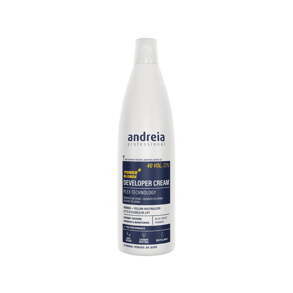 Andreia Professional Developer Cream Power Blonde - Vegan Waterstofperoxide 40V 12% 1L