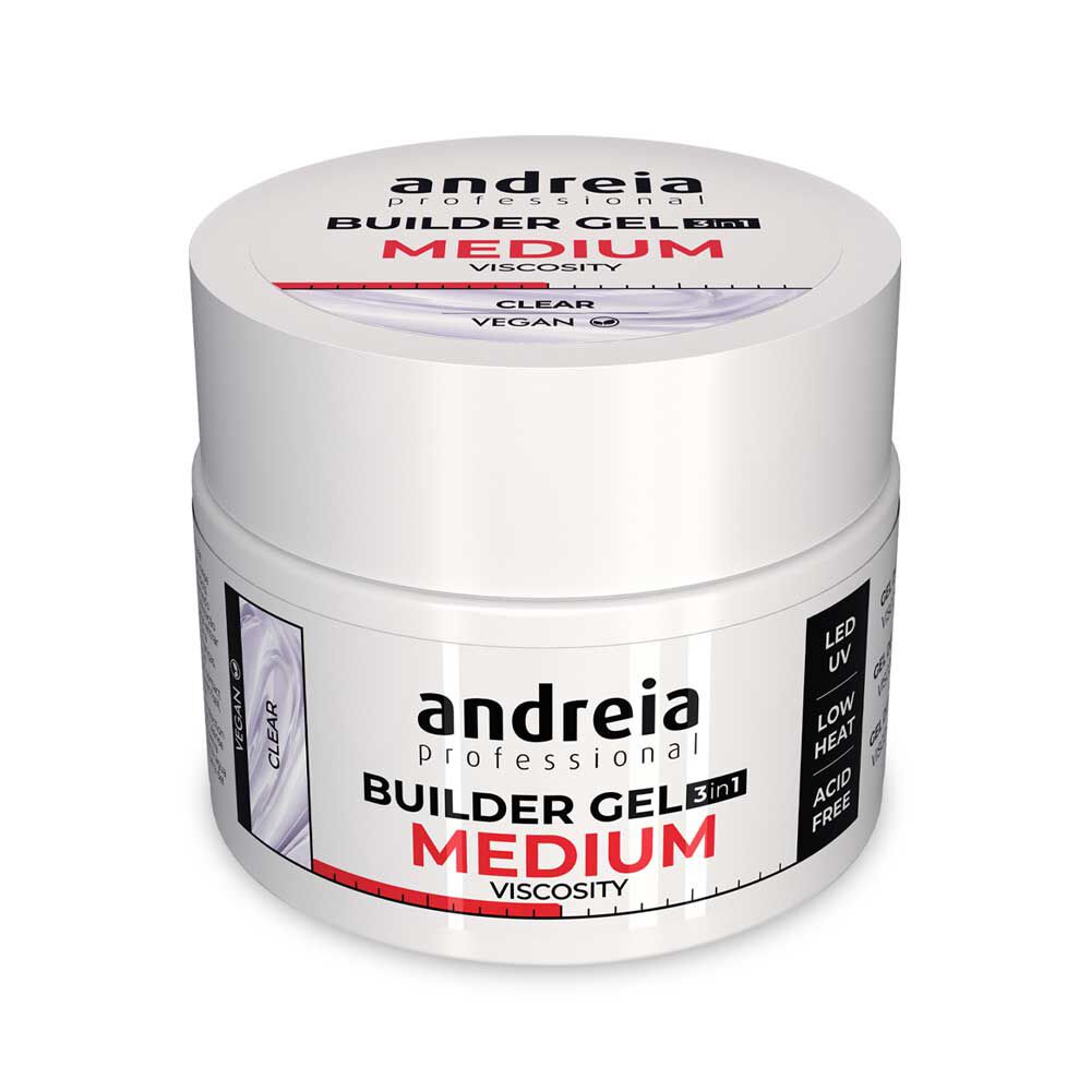 Andreia Professional Builder Gel 3 in 1 - Medium Viscositeit - Transparant 44g Andreia Professional Builder Gel 3 in 1 - Medium Viscositeit - Transparant 44g