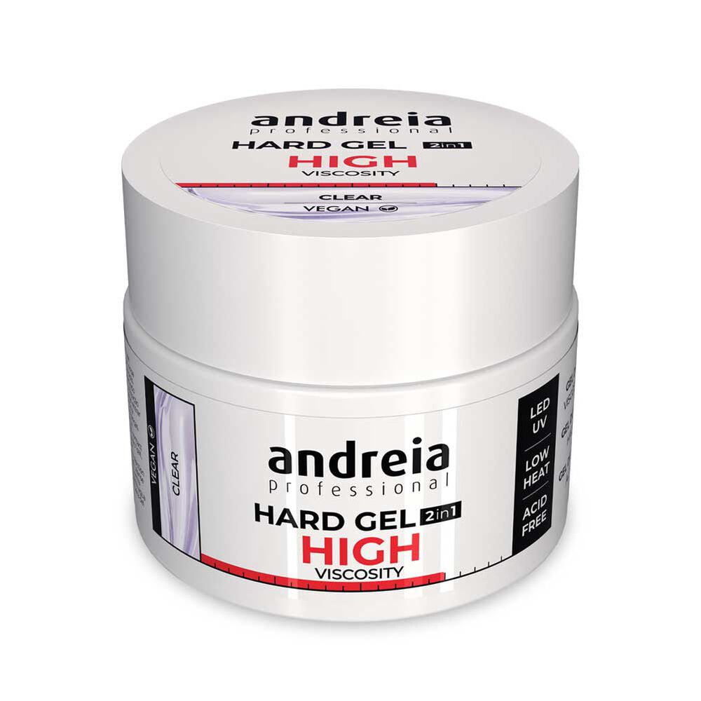 Andreia Professional Hard Gel 2 in 1 - Hoge Viscositeit Transparant 44g
