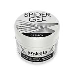Andreia Professional Spider Gel - 02 Zwart 4ml