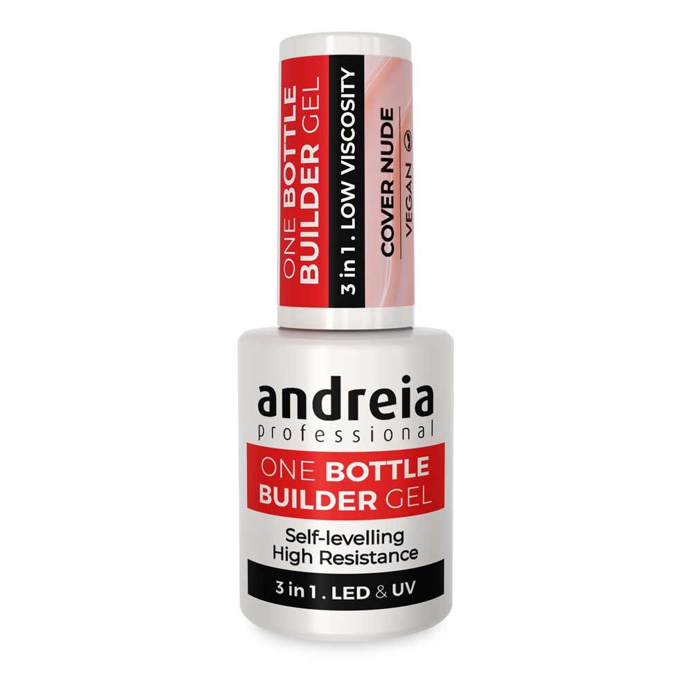Andreia Professional One Bottle Builder Gel 3 In 1 - 3 In 1 Bouwgel Lage Viscositeit - Dekkende nude 14ml
