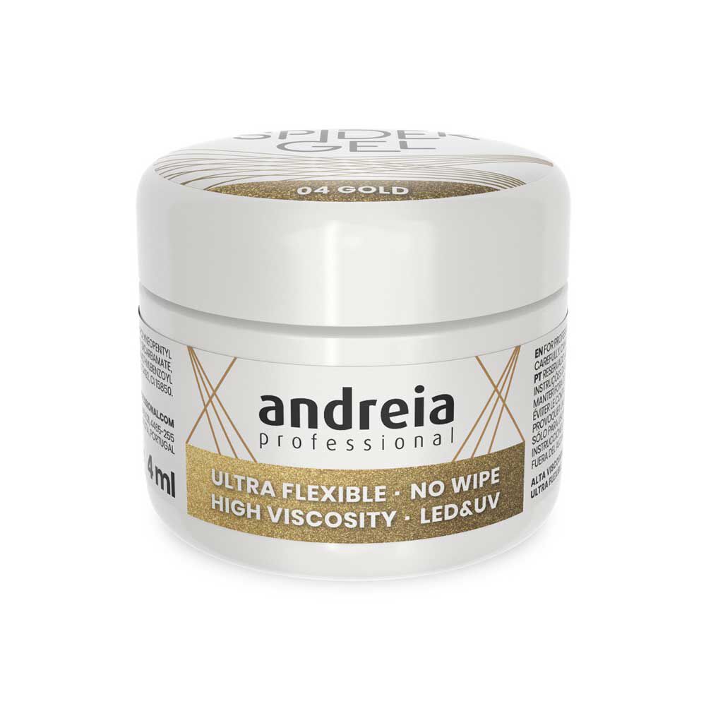 Andreia Professional Spider Gel - 04 Goud 4ml