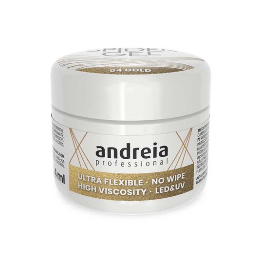 Andreia Professional Spider Gel - 04 Goud 4ml