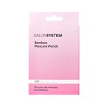 Salon System Wegwerpmascaraborsteltjes van bamboe x100