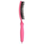 Olivia Garden Fingerbrush Icoon Zwijn & Nylon Warm Roze