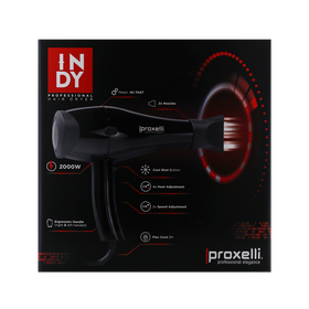 Proxelli Föhn Indy 2000W Zwart