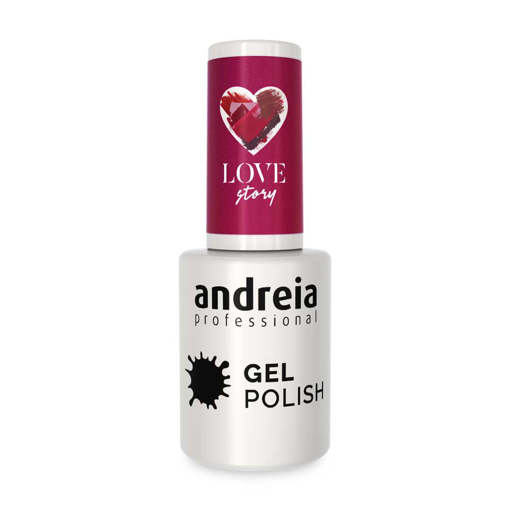 Andreia Professional Gellak - 302 Metallic Rozig Rood met Paarse Glans 10.5ml