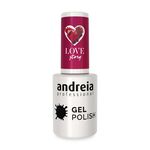 Andreia Professional Gellak - 302 Metallic Rozig Rood met Paarse Glans 10.5ml