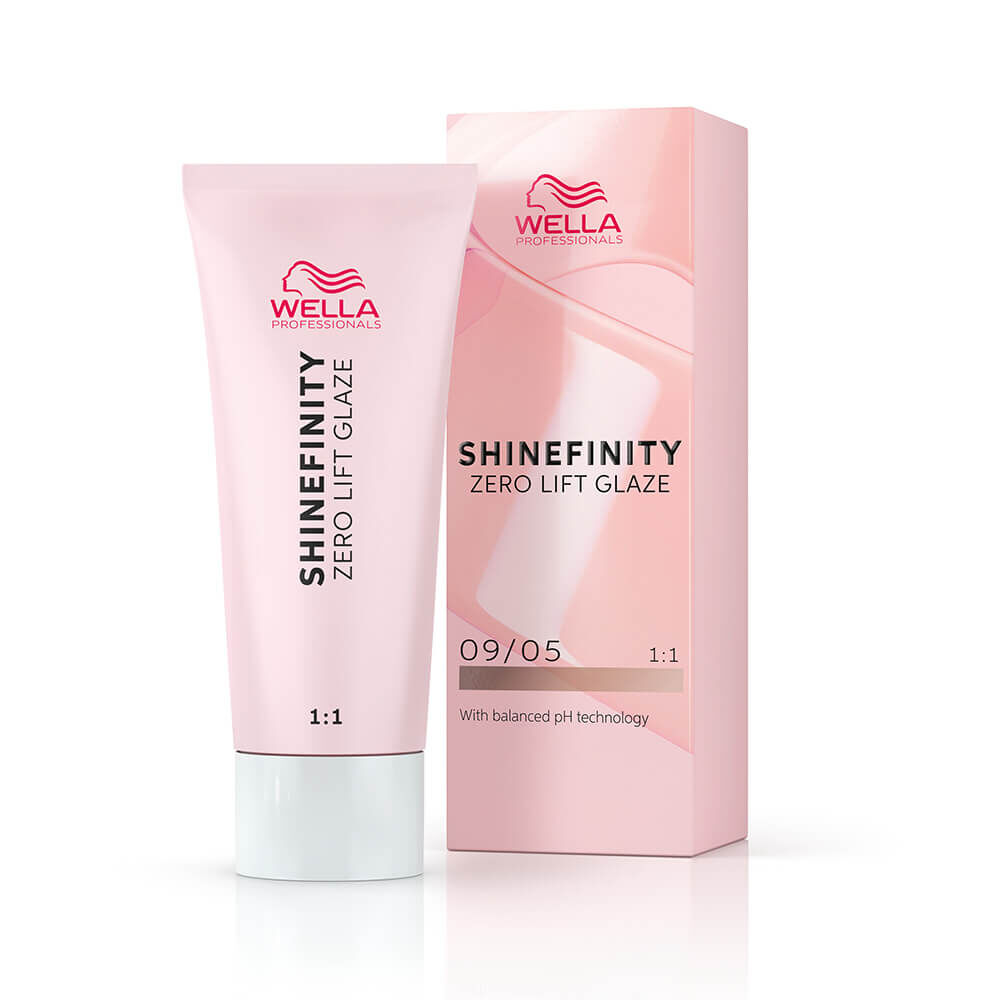 Wella Professionals Shinefinity Zero Lift Glaze Demi-permanente haarkleuring 09/05 Natural Silk Blush 60ml