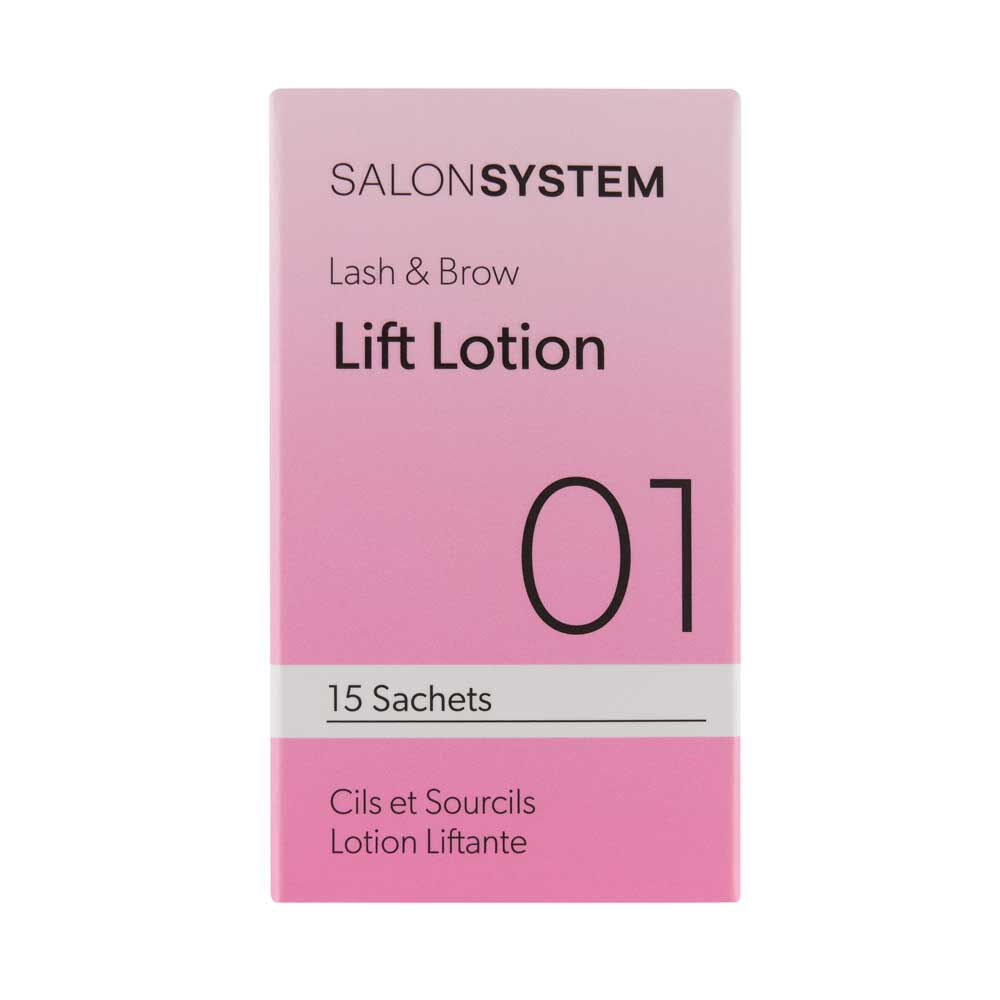 Salon System Lash & Brow Lift Stap 1 Liftlotion Voor Wimpers & Wenkbrauwen Zakjes 15 st.