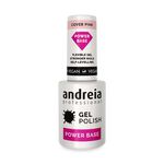 Andreia Professional Power Base Gellak Basecoat - Cover Roze 10.5ml