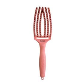 Olivia Garden Fingerbrush Care I'm Perfection Iconic Zwijnenhaar en Nylon Stralende Perzik Olivia Garden Fingerbrush Care I'm Perfection Iconic Zwijnenhaar en Nylon Stralende Perzik