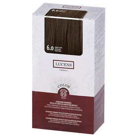 Lucens Permanent Hair Color Kit 6.0 Biondo Scuro