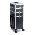 S-PRO Phoenix Trolleykoffer Zwart/Zilver