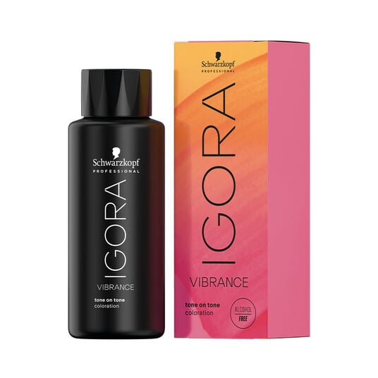 Schwarzkopf Professional Igora Vibrance Permanent Haarkleuring 60ml 1.0 Zwart Naturel