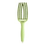 Olivia Garden Fingerbrush Care Dolce Vita Iconic Zwijnenhaar en Nylon Pistachegroen