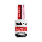Andreia Professional One Bottle Builder Gel 3 In 1 - 3 In 1 Bouwgel Lage Viscositeit - Baby Roze 14ml