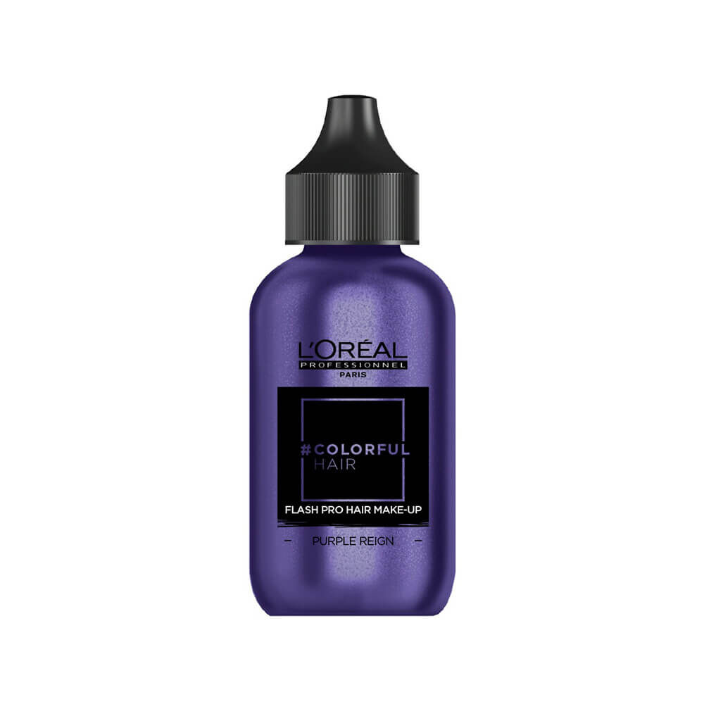 L'Oréal Colorful Hair Flash Pro Hair Make-Up 60ml - PurpleReig