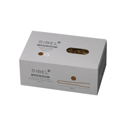 Sibel Metalen Pinnen Golvend 50mm Bruin 500 Stk