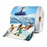 Sibel Alpine Glow Rol aluminiumfolie met reli&euml;f 12,7 cm x 97 m