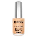 Andreia Professional Hybrid-Fusion Color Gel Nagellak-I Do!- ID3 Champagne nude met gouden glitters. 10.5ml