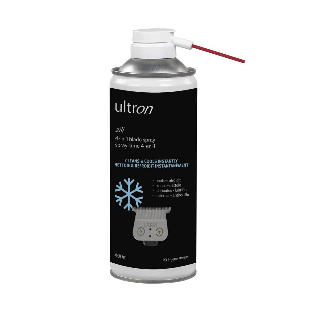 Ultron 4-in-1 clipper spray - koelt / reinigt / lubricates / anti-rust 400ml