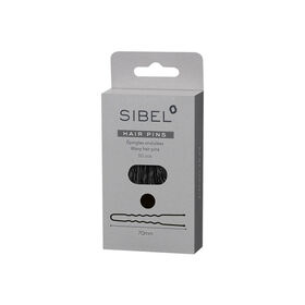 Sibel Metalen Pinnen Golvend 50mm Zwart 50 Stk