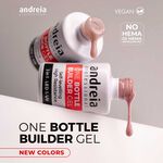 Andreia Professional One Bottle Builder Gel 3 In 1 - 3 In 1 Bouwgel Lage Viscositeit - Mokka Roze 14ml