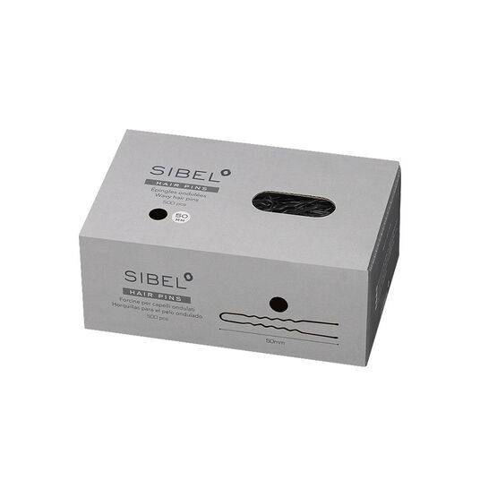 Sibel Metalen Pinnen Golvend 50mm Zwart 500 Stk