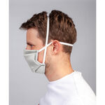 Herbruikbaar mondmasker Lichtgrijs 4 st