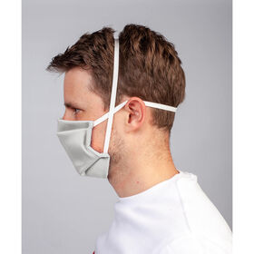 Herbruikbaar mondmasker Lichtgrijs 4 st