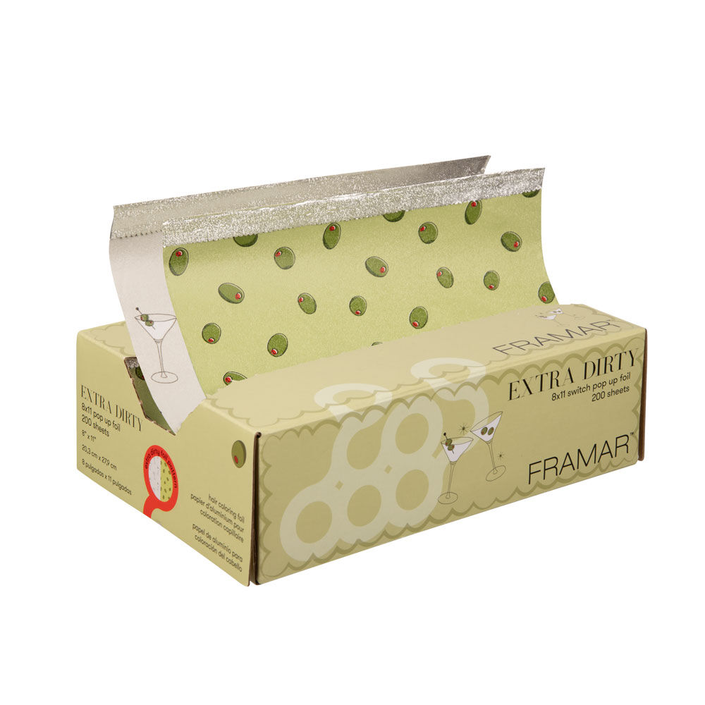 Framar Extra Dirty 20.3x27.9cm pop-up haarfolievellen Pak van 200