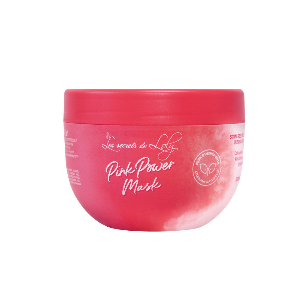 Les Secrets de Loly Pink Power Mask - Herstellend masker 300ml Les Secrets de Loly Pink Power Mask - Herstellend masker 300ml