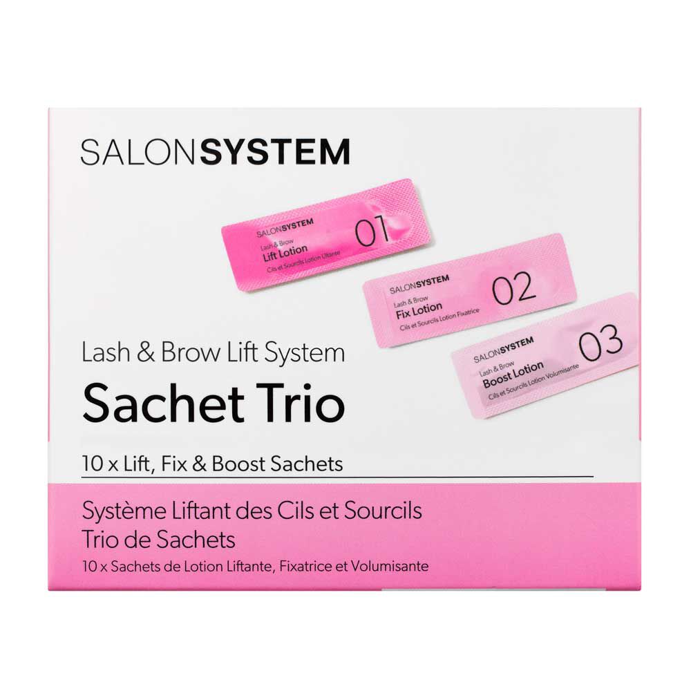 Salon System Trio Sachets voor Wimper- en Wenkbrauwlifting